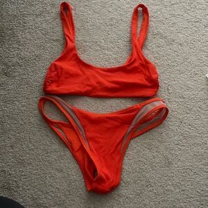 new orange bikini XS Tori Praver
